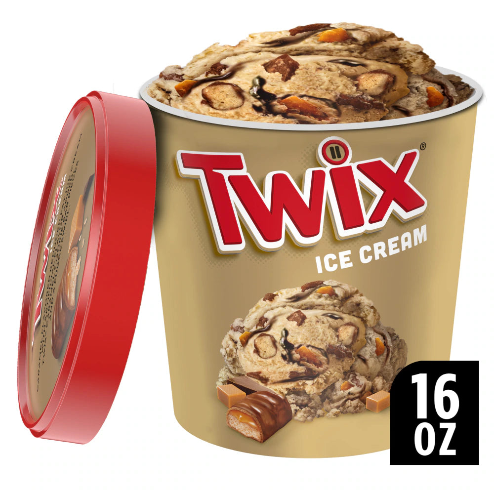TWIX® Caramel and Fudge Swirl Ice Cream