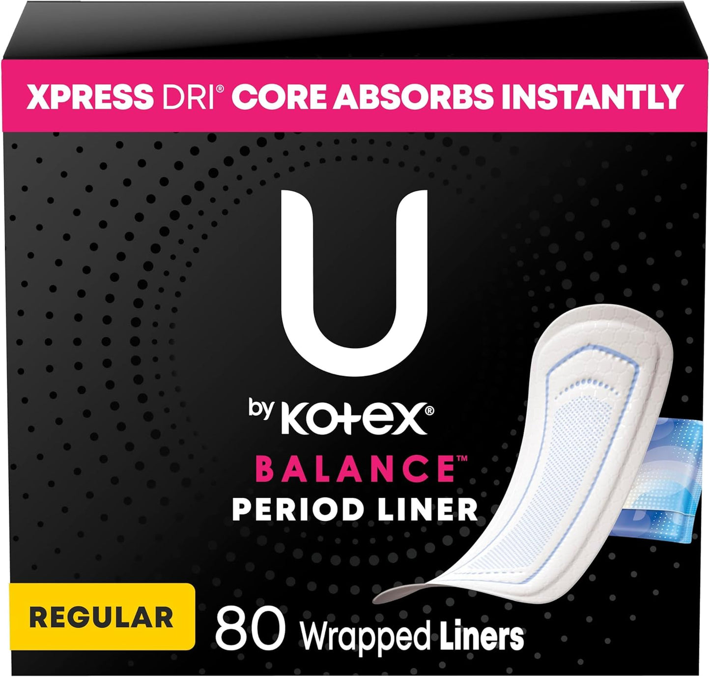 U by Kotex Balance Wrapped Panty Liners