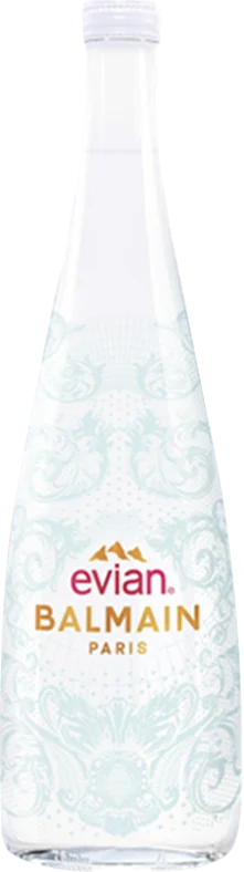 Evian Agua Mineral Balmain Edition