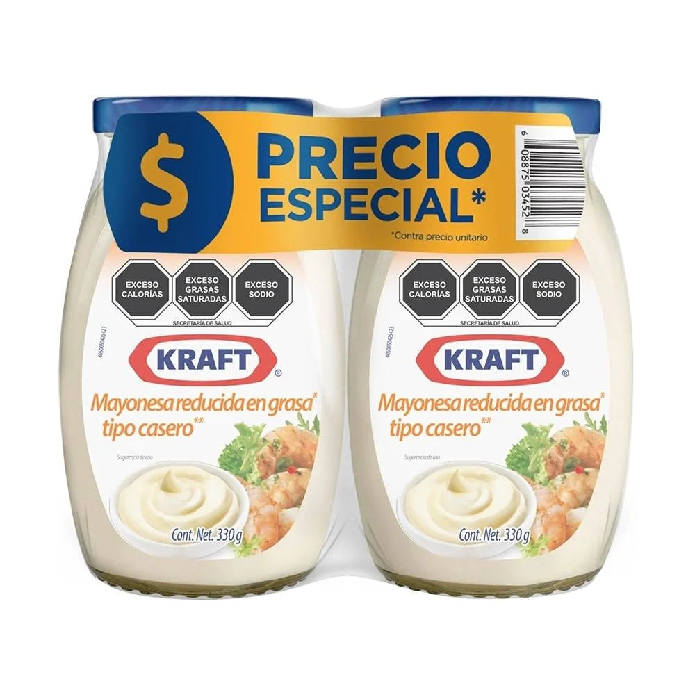 Mayonesa Kraft 330gx2