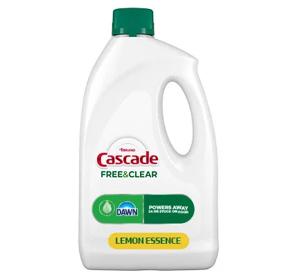 Cascade Free & Clear Gel Lemon Scent