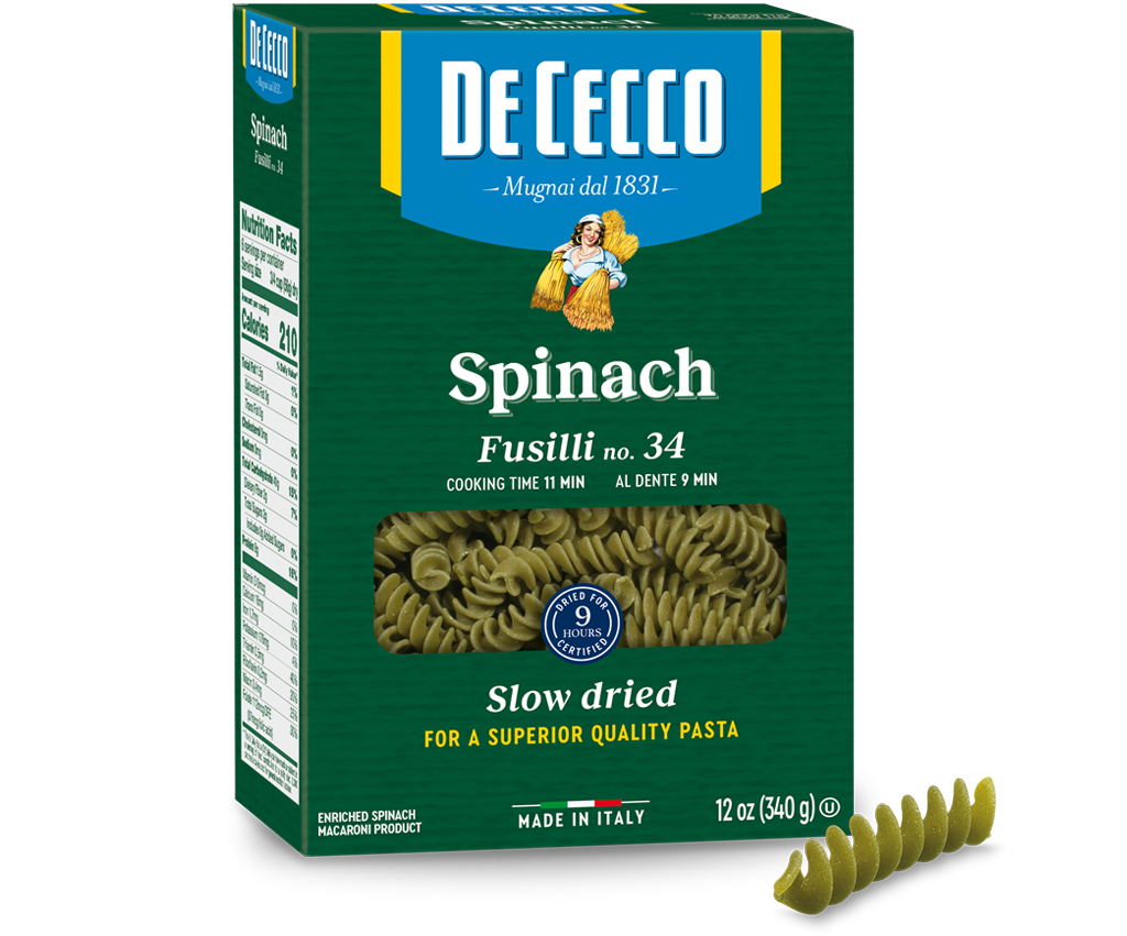 De Cecco Spinach Fusilli no. 34
