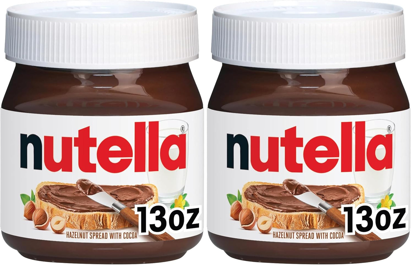 Nutella Hazelnut Spread (x 2)